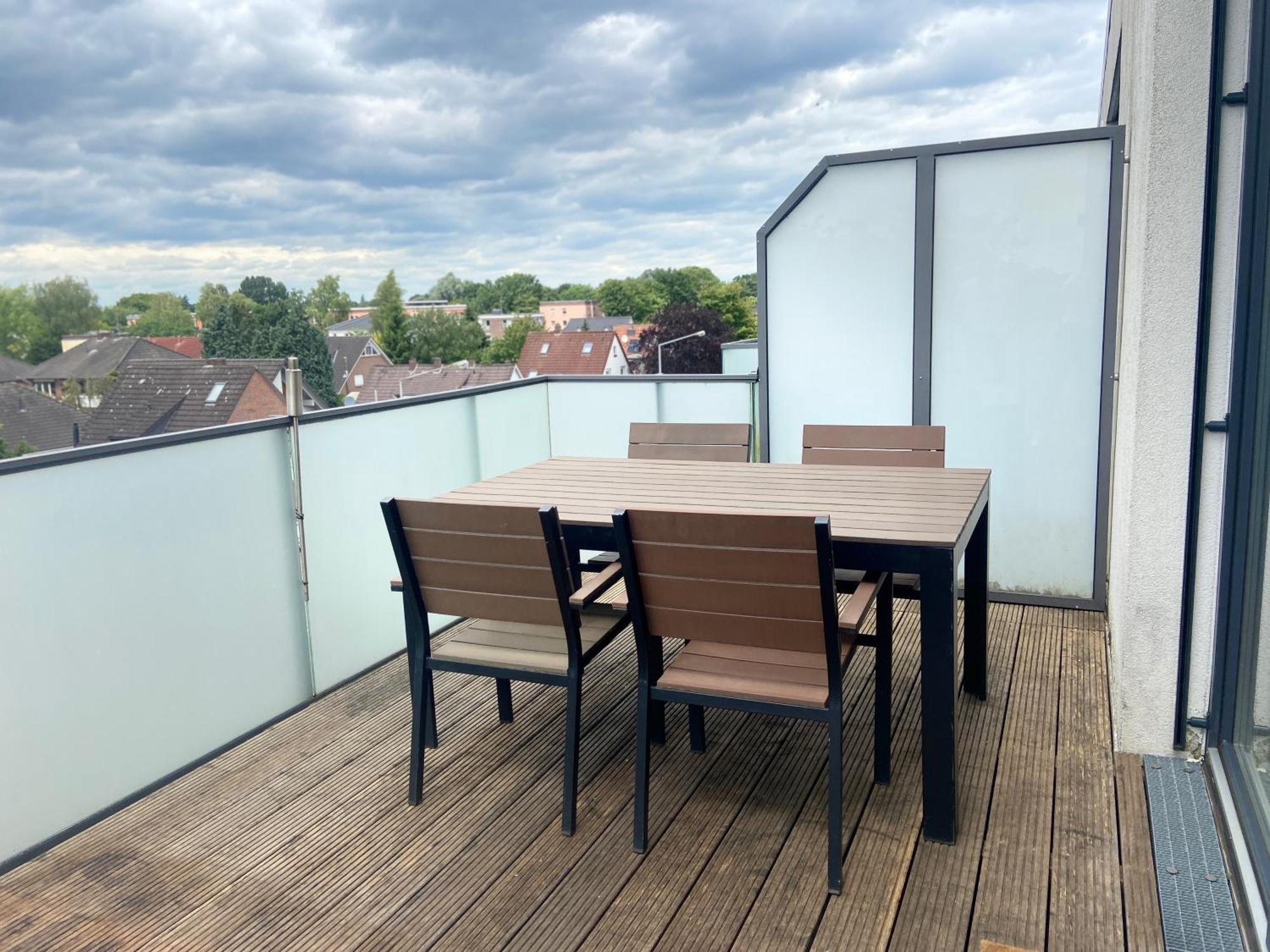 Apartament Micasa Ol - Modernes Penthouse - Stellplatz - Kueche - Wlan - Dachterrasse Oldenburg Zewnętrze zdjęcie
