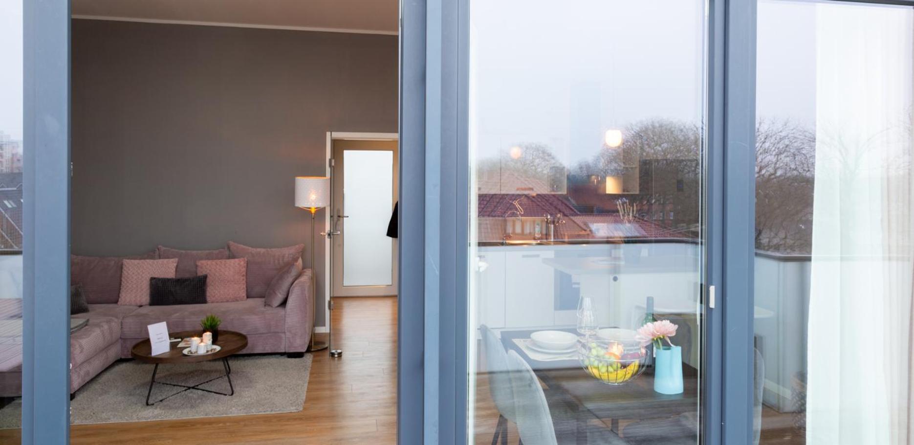 Apartament Micasa Ol - Modernes Penthouse - Stellplatz - Kueche - Wlan - Dachterrasse Oldenburg Zewnętrze zdjęcie
