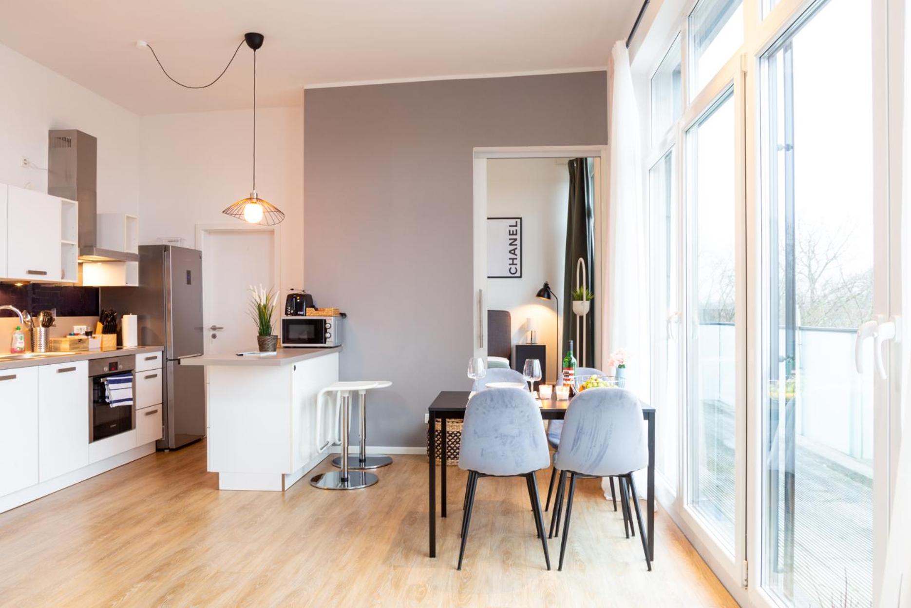 Apartament Micasa Ol - Modernes Penthouse - Stellplatz - Kueche - Wlan - Dachterrasse Oldenburg Zewnętrze zdjęcie